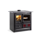 Poêle De Cuisine À Bois Nordique Rose L 5.0 VST - Noir Anthracite