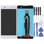 Mobilephone LCD Display LCD Screen and Digitizer Full Assembly for Sony Xperia E5 Phone Replacement (Color : White)