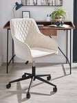 Very Home Diamond Fabric Office Chair - Natural - Fsc Certified