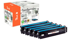 Peach-lasertoner som passar till Peach HP Color LaserJet Pro M 254 dw bläckpatron, , Cyan