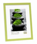 Deknudt Frames S43AL8 Cadre Photo Bois Vert/Blanc 15 x 15 cm