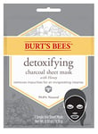 Burts Bees Detoxifying Charcoal Sheet Mask For Unisex 0.33 oz Mask