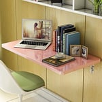 Mnjin Support Mural d'ordinateur de Bureau Contre Le Mur Table Simple Moderne de Petite Taille Table d'étude Pliante Table d'ordinateur Portable Table Murale