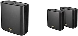 ASUS ZenWiFi AX Whole-Home Tri-Band Mesh WiFi 6 System(XT8), Coverage Up to 410sq m/4400sq ft/6+ Rooms, 6.6 Gbps WiFi, 3 SSIDs, Life-Time Free Network Security and PS5 Compatible, 2.5G Port. 5 Pack