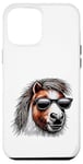 Coque pour iPhone 12 Pro Max Shetland Pony s Funny Shetland avec attitude