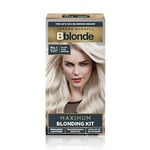 Jerome Russell Bblonde Blonding Kit, Permanent Lightener, Permanent Blonde Bleach Hair Dye, Professional Results, With Avocado Oil, Lifts 8-9 levels – Blonding Kit No 1