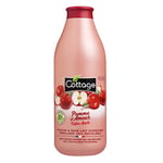 Cottage Gel Douche & Bain Lait Hydratant 97% d'Ingrédients d'Origine Naturelle, 750ml -Fabriqué en France - Pomme d'Amour