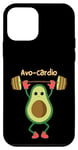 iPhone 12 mini Avo Cardio Fitness Gym Workout Weights Deadlift Funny Case