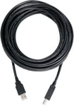 Black 26 Feet (8M) Extreme Long USB Type B Extension Cable for Printers, Scanner