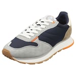 HOFF Delos Mens Navy Grey Casual Trainers - 7 UK