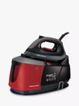 Morphy Richards Auto-Clean Power Steam Elite Steam Generator Iron, Black/Red