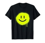 Retro 90s graffiti smile house and electronic music dj T-Shirt