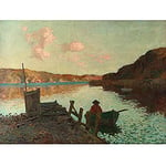 James M Nairn Evans Bay Art Print Canvas Premium Wall Decor Poster Mural