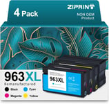 963 XL Lot de cartouches d'encre compatibles avec HP 963 XL compatibles avec HP OfficeJet Pro 9010 9012 9012e 9014e 9015 9016 9019 9020 9025 9025e