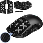 Mouse Grip Tape for Logitech G Pro Wireless x Superlight, Ruban de Préhension pour Souris Compatible avec Logitech G Pro Wireless x Superlight, Résistant à la Transpiratio,Noirx