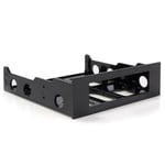 StarTech 3.5" to 5.25" Front Bay Adapter - Mount 3.5" HDD in 5.25" Bay - Hard Drive Mounting Bracket w/ Mounting Screws (BRACKETFDBK) - uttagbar