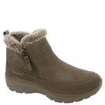 Skechers Femme Easy Going Cool Zip Bottine, Taupe, 39 EU