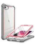 i-Blason Ares 360 Protective Case for iPhone SE (2022)/SE (2020)/8/7, Pink