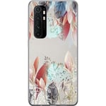 Xiaomi Mi Note 10 Lite Gennemsigtigt Telefoncover Blommor