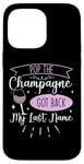 Coque pour iPhone 14 Pro Max Pop The Champagne Got Back My Last Name Funny Divorce