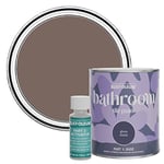 Rust-Oleum Brown Water-Resistant Bathroom Tile Paint in Gloss Finish - River's Edge 750ml