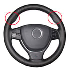 QCYSTBTG Couvre-Volant de Voiture à Coudre à la Main Couche supérieure en Cuir Funda Volante pour BMW F10 2014 520i 528i 2013 2014 730Li 740Li 750Li