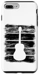 Coque pour iPhone 7 Plus/8 Plus Guitare Esquisse Instrument de musique pour guitaristes