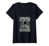 Womens The Addams Family Cemetery Ridge Addams Bicycle Club V-Neck T-Shirt