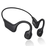 IFECCO Casque Conduction Osseuse Bluetooth 5.3 - Open Ear Sport Écouteur Conduction Osseuse avec Micro,IPX5 Étanche Casque pour Cyclisme,Course à Pied