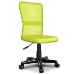 TRESKO® Chaise Fauteuil siège de Bureau Ergonomique, de 7 Couleurs différentes, Lift SGS contrôlé (Vert Clair)