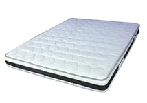 Literie Julien Matelas + Alèse 140x190 Hauteur 18 cm - Soutien Très Ferme - Mousse 30 Kg/m3 HR Dernière Génération - Très Respirant