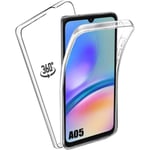 Helt fodral till Samsung Galaxy A05 - Stötsäkert transparent skydd mot repor (ej för Galaxy A05s) Transparent