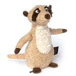 Sigikid Peluche Muru Muru BeastsTown pour Enfants et Adultes à Collectionner, Offrir, Jouer, câliner, Beige/Blanc/Suricate