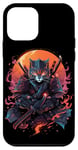 iPhone 12 mini Cat Samurai Ninja Cat Samurai Art Ukiyo-e Case