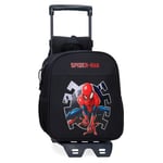 Joumma Marvel Spiderman Attack Backpack Nursery Black 23x25x10cm Polyester 5.25L, Black/White, Daycare Backpack