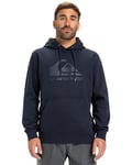 Quiksilver Pull en Polaire COMP Logo Hoodie Homme Noir XXL