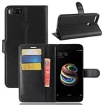 Xiaomi Mi A1 Pu Wallet Case [Black]