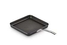 Le Creuset Toughened Non-Stick Square Grill Pan, 28 cm, 52102280010201, Black