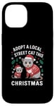 iPhone 14 Funny Opossum Adopt A Local Street Cat Case