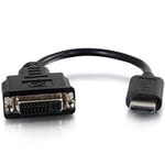 SIMPLETEK Adaptateur convertisseur HDMI mâle vers DVI femelle | 20 cm, noir