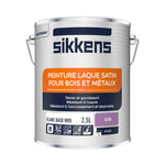 Sikkens Artisans - Peinture laque bois et métaux 2.5L Blanc satin