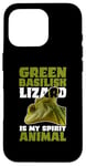 iPhone 16 Pro Green Basilisk Lizard Is My Spirit Animal Herpetologist Case