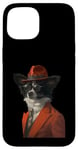 iPhone 15 Papillon Dog Suit Case