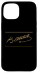 iPhone 15 Signature M.K. Atatürk Founder of the Turkish Republic Case