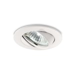 Swing 1 Light Tiltable Recessed Spotlight (3 Pack) White GU10