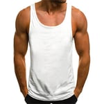 Débardeur Hommes Sport Bodybuilding Debardeur Homme Coton Musculation Fitness Gym Debardeur Homme Sport sans Manches T-Shirt Couleur Unie