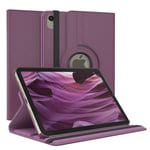 For Apple IPAD Mini 6 2021 Case 360 Tablet Case Smart Faux Leather Purple