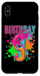 Coque pour iPhone XS Max Neuf 9 ans 9e anniversaire Joyeux anniversaire garçon 9 ans