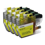 4 Yellow Printer Ink Cartridges for use with Brother MFC-J5335DW & MFC-J6530DW