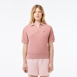 Lacoste Polo regular fit teinture naturelle Taille 36 Rose